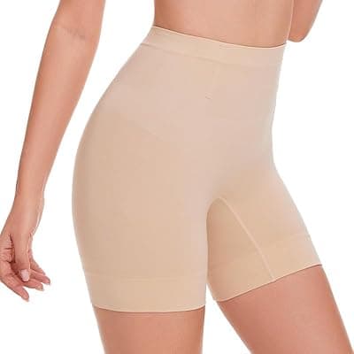 [Everyday Shapewear] Everyday Shapewear Tummy Control for Women,Mid Waist Body Shaper Shorts Butt Lifting Thigh Slimmer Under Dresses
