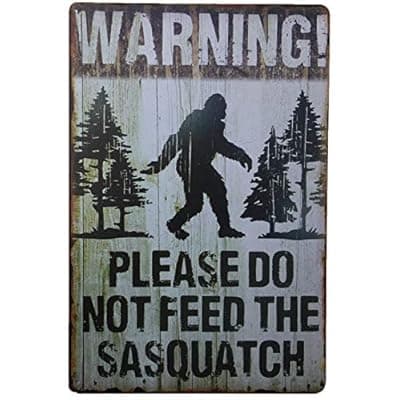 AIQIBAO Metal Vintage Tin Sign Decor-Warning No Trespassing Danger Signs for Outdoor Home Business Retro Art Sign 12" X 8"